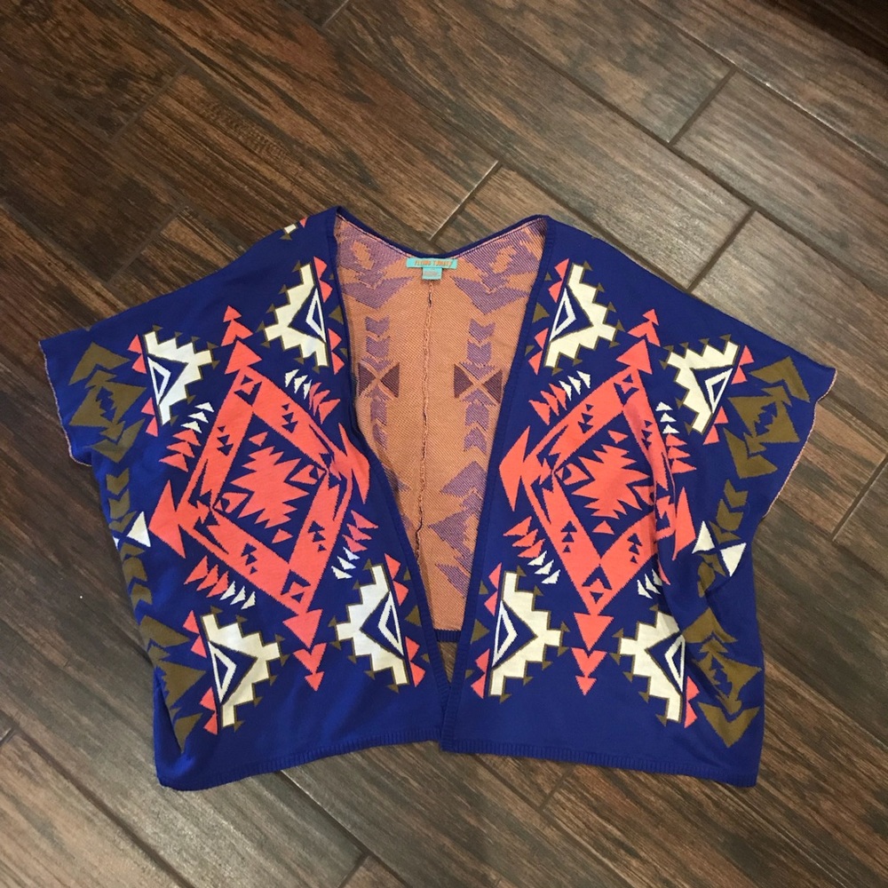 Blue Pattern Cardigan